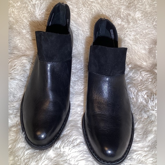 Born Karava women’s black leather ankle boots size 10 main image 4